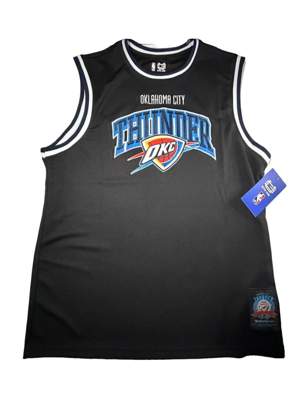 OKLAHOMA CITY THUNDER JERSEY NBA BASKETBALL - NWT Men’s Large - Ultra Game